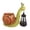 A001- Style A, variant on Garden Decorations Outdoor, Patio Garden Planter, Whimsical Garden Decor, Patio Lights Outdoor Waterproof, 1Pc Snail-Shaped Terracotta Style Statue with Hanging Solar Lantern,