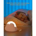 thumbnail image 2 of Luz nocturna para bebé, luz nocturna para niños pequeños, con 4 intensidades y correa de silicona, luces nocturnas para niños, lámpara de nube nocturna para lactancia materna, recargable par, 2 of 5