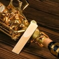 thumbnail image 4 of Phenofice 20Pcs Alto Saxophone Reeds Khaki 25 Strength Clear Sound for Saxophone Players, 4 of 6