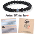 thumbnail image 3 of THEMEROL Teens Boys Gift Ideas Teenage Christmas Stocking Stuffers Him Men Bracelets Beaded Son 14 16 18 Year Old Birthday Cool Valentines Easter, 3 of 7