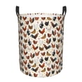 thumbnail image 2 of Goofa Funny Chicken Printed Circular Hamper,Laundry Basket with Handles,Storage Baskets Foldable,Large Capacity Laundry Hamper-Medium, 2 of 8