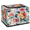 Multicolor 4, variant on CURLYOOT Patchwork Storage Bin with Zipper Lid Foldable Storage Basket Box Vintage Flowers Clothes Organizer Container for Closet, Shelf, Bedroom, Home Decor