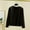 Black, variant on Fashion Stand Collar Soft Fleece Base Layer Shirts for Women Casual Long Sleeve Pullover Thermal Tops for Fall and Winter,Dark Gray,XL