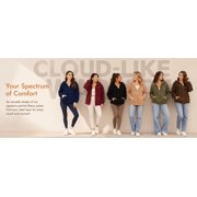 Cuteduck Womens Sherpa Jacket Fuzzy Fleece Zip Up Winter Hoodies Coat, S-2XL