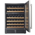 thumbnail image 3 of Smith & Hanks 46 Bottle Dual Zone Convertible Wine Cooler, 3 of 9