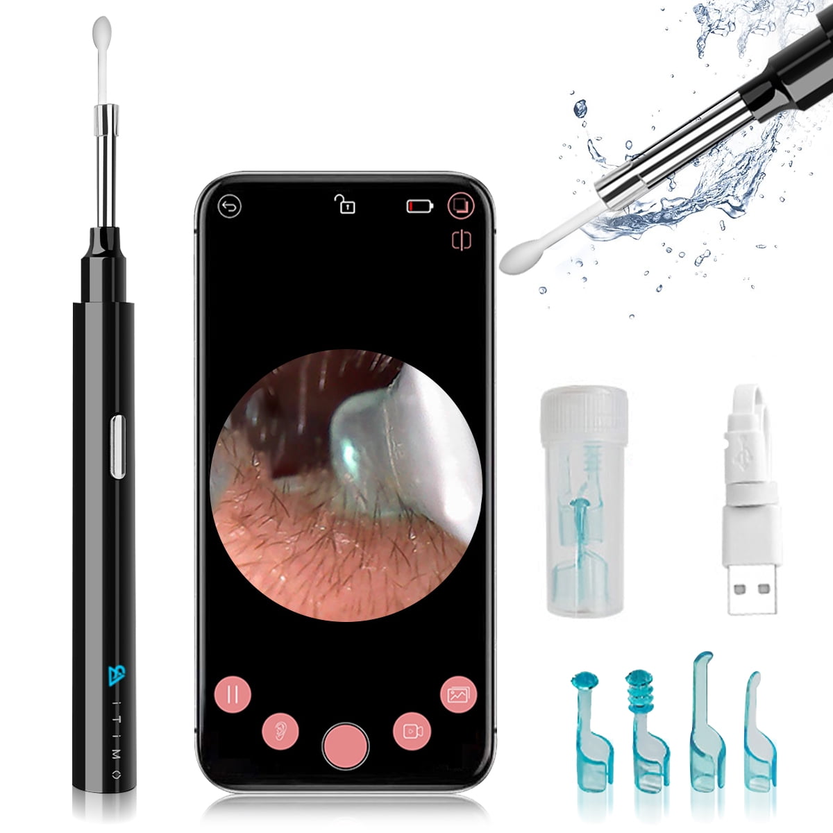 Details about   Camera Wifi Ear Cleaner Endoscope Visual Picker Inspection Tunnel For Phone 