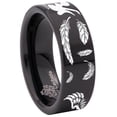 thumbnail image 6 of Angel Feathers Tungsten Carbide Ring, 6 of 9