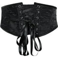 thumbnail image 2 of YooGuoGuo Corset Belt for Women Renaissance Waist Belt Wide Lace Up Underbust Corsets, 2 of 6