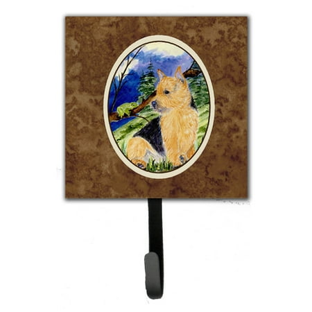 Caroline's Treasures Norwich Terrier Leash Holder and Key Hook