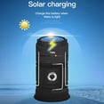 thumbnail image 4 of Collapsible Portable LED Camping Lantern Lightweight Waterproof Solar USB Rechargeable LED Flashlight Survival Kits For Indoor Outdoor Home Emergency Light Power Outages Hiking Hurricane, 4 of 9