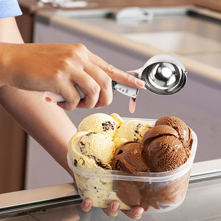 Professional Ice Cream Scoop Heavy Duty Stainless Steel Ice cream Scooper  Nonstick Ice-Cream Spade Dishwasher