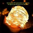thumbnail image 4 of Camping String Lights, LED Tent String Lamp 32.8FT Quick Recovery Comfortable Grip Transparent PVC 3 Lighting Modes  for Outdoor Hiking Green,Yellow, 4 of 7