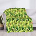 thumbnail image 3 of Fuzoiu Kiwi and Avocado Print Flannel Blanket,Throw Blanket,Flannel Home Decor,Fleece Bed Blankets,Cozy Soft Blanket for Bed, Sofa, Camping, and Travel-40"x30", 3 of 6