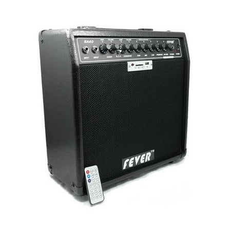 Fever 40 Watts Guitar Combo Amplifier with USB and SD Audio Interface with Remote