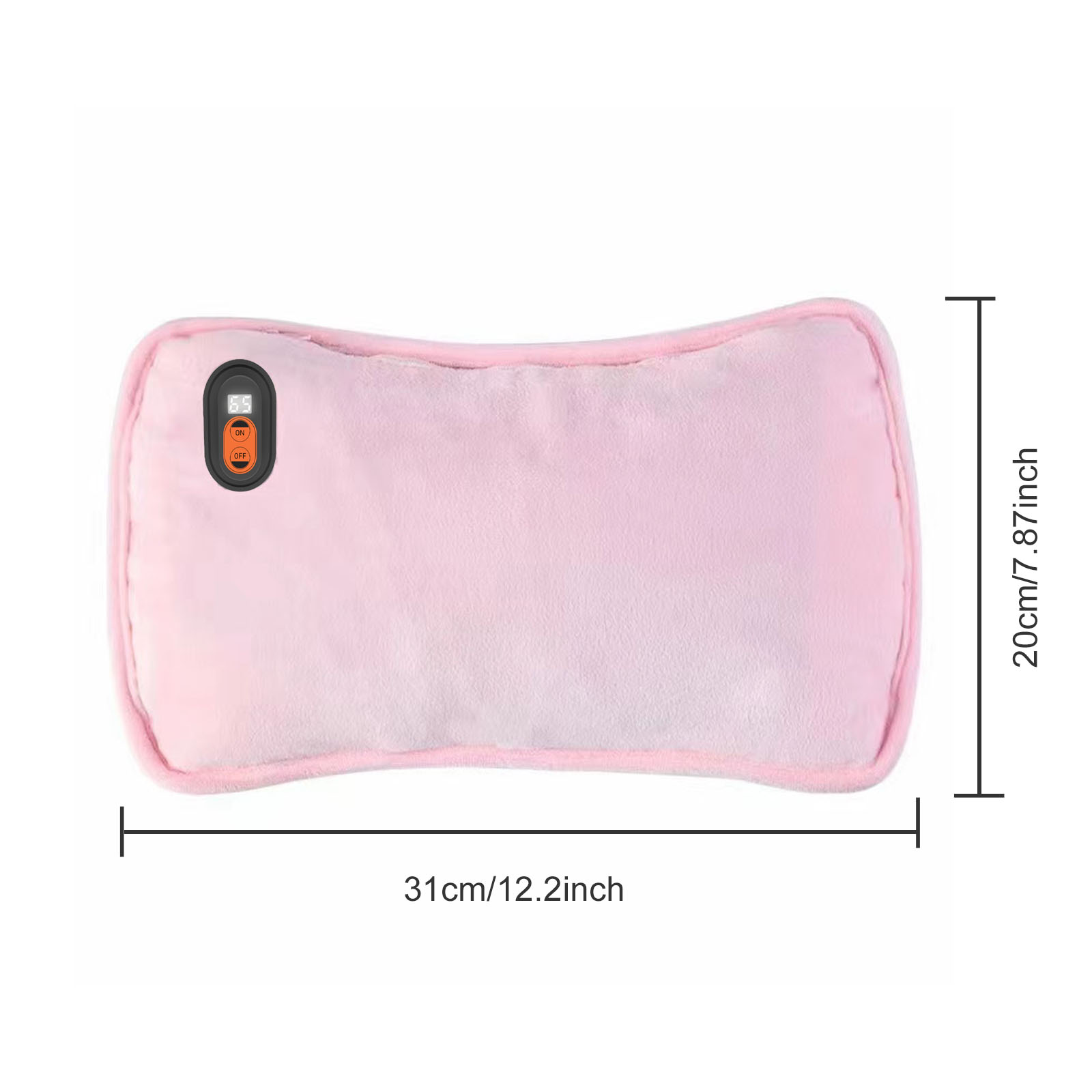 Humitech Rechargeable Hand Warmer with 10000mAh Power Bank, Graphene Heating, 6 Heat Settings & Double-Sided Warmth for Outdoor Activities, Pink