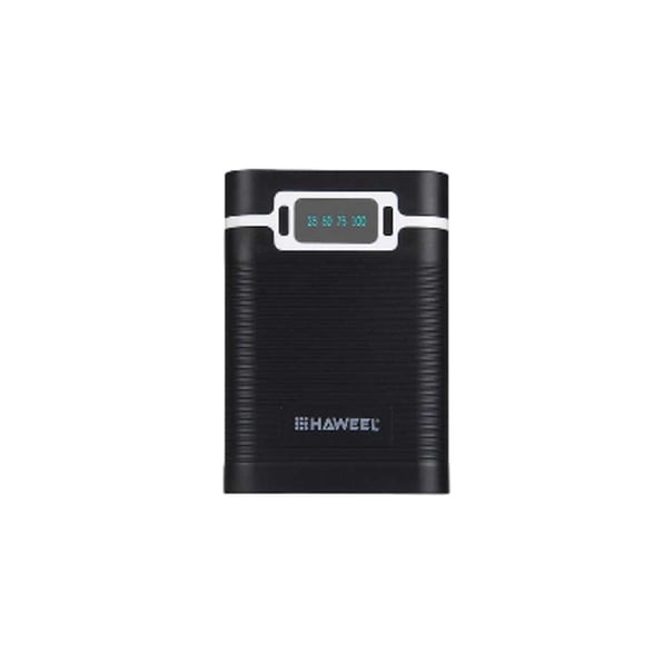 Matsuzay Box LCD 4-Batteries Estuche de Estuches multifuncionales portátiles recargables con USB Camping Travel Baterías de general Negro