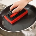 thumbnail image 4 of WZXPWT Double-Sided Food-Grade Cleaning Brush, Antibacterial Kitchen Scrubber - Non-Scratch Dishwashing Brush with 2500+ Fibers for Sink/Counter/Shower & Multi-Surface Use(Red), 4 of 8