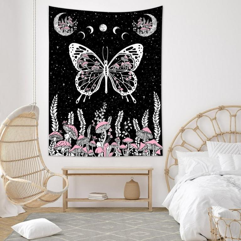 Pink moon phase tapestry new arrivals