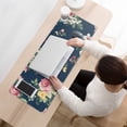 thumbnail image 3 of Long Mouse Pads for Desk,Pioneer Flower Floral Print Pattern Desk Mats on Top Of Desks, Desk Mouse Pad Extra Large with 3mm Non-Slip Base and Stitched Edge for Gaming,Office,Work,Home 31.5"x11.8", 3 of 6