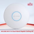 thumbnail image 2 of Punto de acceso WiFi 6 de doble banda AX1500 AP de techo Extensor WIFI Repetidor 5G Router AP inalámbrico Gigabit Amplificador de señal Mesh Wifi 6, 2 of 4