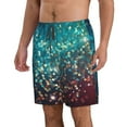 thumbnail image 2 of Logiee Colorful Rainbow Glitter Print Mens Swim Trunks Quick Dry Board Shorts,Breathable Hawaii Beach Shorts Swimwear Bathing Suits-X-Large, 2 of 6