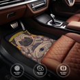 thumbnail image 5 of Daiia Pug dog Yoga Printed Car Floor Mats Set of 4, Durable Non Slip Auto Floor Carpet, Car Interior Carpets Proof Foot Pads Anti-Slip Cushion Automoetive Accessories, 5 of 6