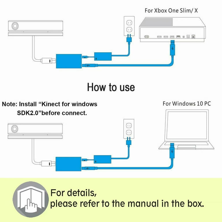 Set up Kinect for Windows v2 with a Kinect Adapter for Windows 10 PC