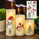 thumbnail image 4 of Xihbxyly Ofertas Del Día Del Programa Today Show para Mujeres Pegatinas En Agua Forma de Muñeco de Nieve y Vela Navideña, Temáticas En Actividad, Decoración En Velas de Humor, Pegatinas En Agua Ultra, 4 of 6