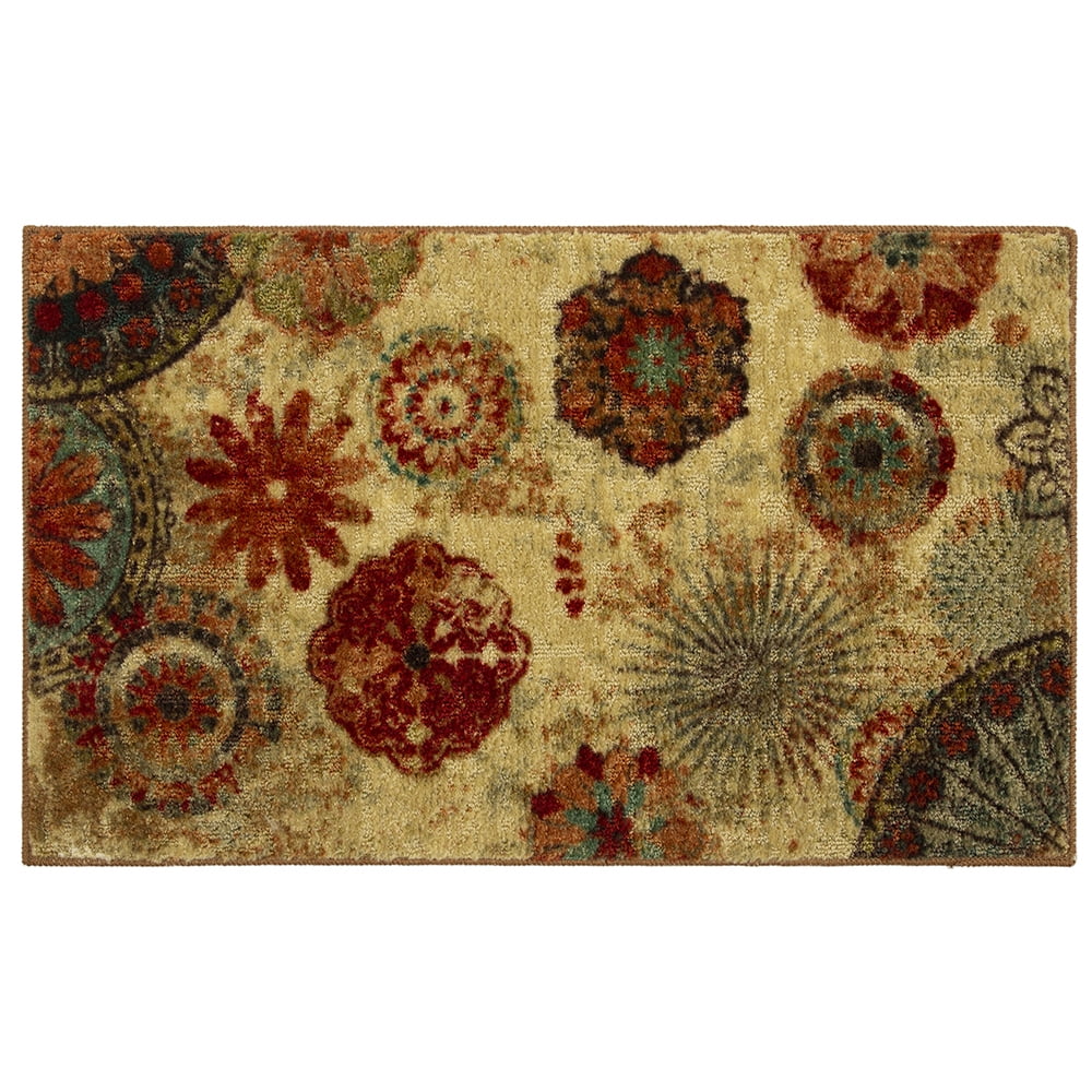 Mohawk Home Caravan Medallion Printed Indoor Nylon Area Rug, Multi, 1