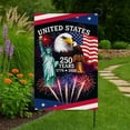 thumbnail image 5 of America 250 Garden Flag 12x18 Inch - Double-Sided US 250th Anniversary Flag - Outdoor Patriotic Yard Decor for 4th of July 2026, 5 of 6