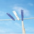 thumbnail image 2 of Whitmor Plastic Clothespins Blue & White Set of 50, 2 of 2