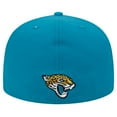 thumbnail image 4 of Men's New Era Teal Jacksonville Jaguars City Originals 59FIFTY Fitted Hat, 4 of 6