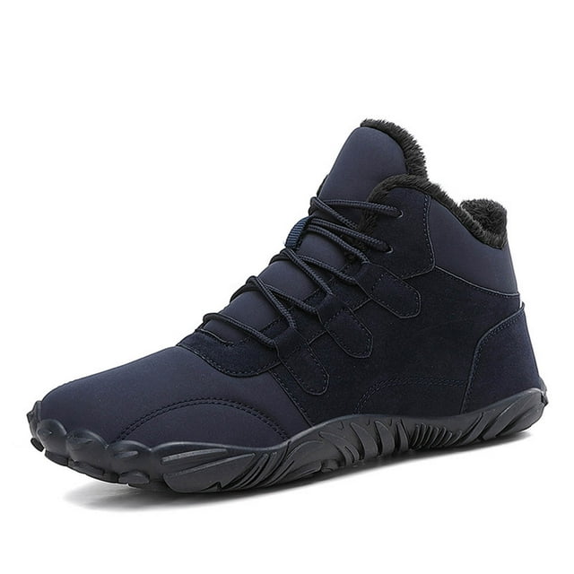 LSLJS Man Solid Color Drawstring Warm Cotton Boots Fleecing Intensification Snow Boots, Mens Boots, Gift for Men