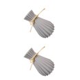 thumbnail image 1 of Moyic Jarrón de plástico exquisito jarrón anticerámica jarrones de flores irrompibles ligeros y bonitos jarrones para boda fiesta gris Gris 2Conjunto, 1 of 6