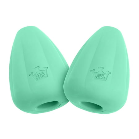 Chew King by Mammoth Large Natural Rubber Treat Toy, Durable Kibble Holder Dog Toy, 2-Pack