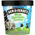 thumbnail image 2 of Ben and Jerrys Mint Chocolate Cookie Ice Cream, 1 Pint -- 8 per Case., 2 of 6