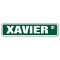 thumbnail image 1 of SignMission D-14-SS-XAVIER Panneau de Rue pour Chambre d'Enfant 3 x 14 Po - Xavier, 1 of 1