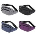 thumbnail image 5 of Men's Waist Pack Nylon Sport Fanny Bags Boy Drop Leg Bags Hip Bum Belt Bag Travel Riding Motorcycle Crossbody Purse Pouch, 5 of 12
