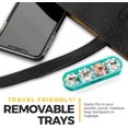 thumbnail image 4 of Weekly Pill Organizer Four TimesaDay of Dispensers with Stackable AM/PM Compartments, 4 of 8