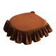 thumbnail image 5 of Cojín de asiento suave con flecos 45x45cm Cojín de silla Asiento de silla de comedor Naranja, 5 of 8