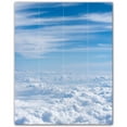 thumbnail image 1 of Picture-Tiles.com: Clouds Ceramic Tile Wall Mural WAL500393-45S. 17"W x 21.25"H using (20) 4.25" x 4.25" Ceramic Tiles-Satin Finish, 1 of 3