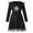 Black, variant on Long Frocks for Girls 4 Years Tween Knit Dresses Children's Mesh Dress Dress Stylish Little Girl Dress