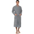 thumbnail image 4 of Men's Robe, Turkish Cotton Terry Kimono Bathrobe, 4 of 6