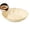 Beige, variant on Clear Plastic Fruit Serving Bowl – 9.8 Inch Snack Tray for Candy, Nuts & Desserts – Shatterproof Glossy Tableware for Living Room Coffee Table, Office, Picnic & Party Decor