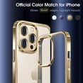 thumbnail image 2 of Official Color Match for iPhone 14 Pro Case, Anti-Fingerprints, 10FT Military Grade Protective, Soft Glossy Bumper Matte Slim Women Men Phone Cover 6.1 inch, Gold, 2 of 12