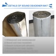 thumbnail image 2 of 86sqft Sound Deadener Noise Insulation Mat Acoustic Barrier 800 x 100 x 0.5cm for Car, 2 of 6