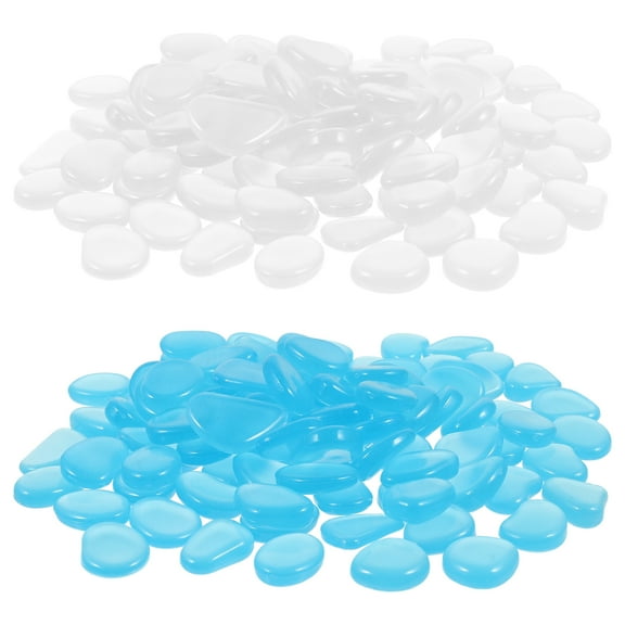 Hongchegh fish tank pebble 200pcs Aquarium Stones Compact Aquarium Pebbles Decorative Aquarium Gravels