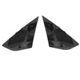 thumbnail image 4 of Rear Window Louvers Car Rear Window Blinds Side Tuyere Louvers Vent for Ford Focus ST RS MK3 Hatchback Carbon Fiber Style, 4 of 7