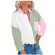 thumbnail image 2 of Ichuanyi liquidación moda mujeres botón causal blusa camiseta manga larga tops de verano ICHUANYI WER202308241641, 2 of 5