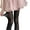 Black, variant on Elegant Hollowout Argyle Pattern Tights Soft Stretchy Women's Legwear Hosiery Color Opaque Pantyhose